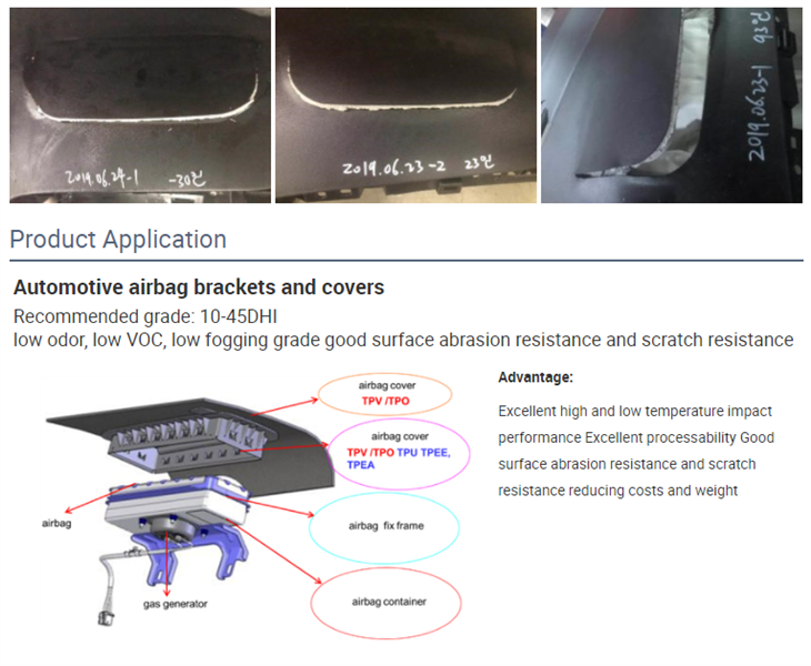 Dawn TPO For Airbag Cover